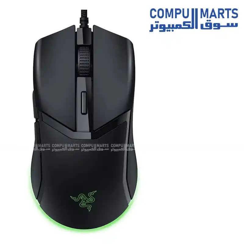 Razer Cobra Wired Gaming Mouse 58g with 8500 DPI Optical Sensor, Gen-3 Optical Switches, Chroma RGB, 6 Programmable Buttons