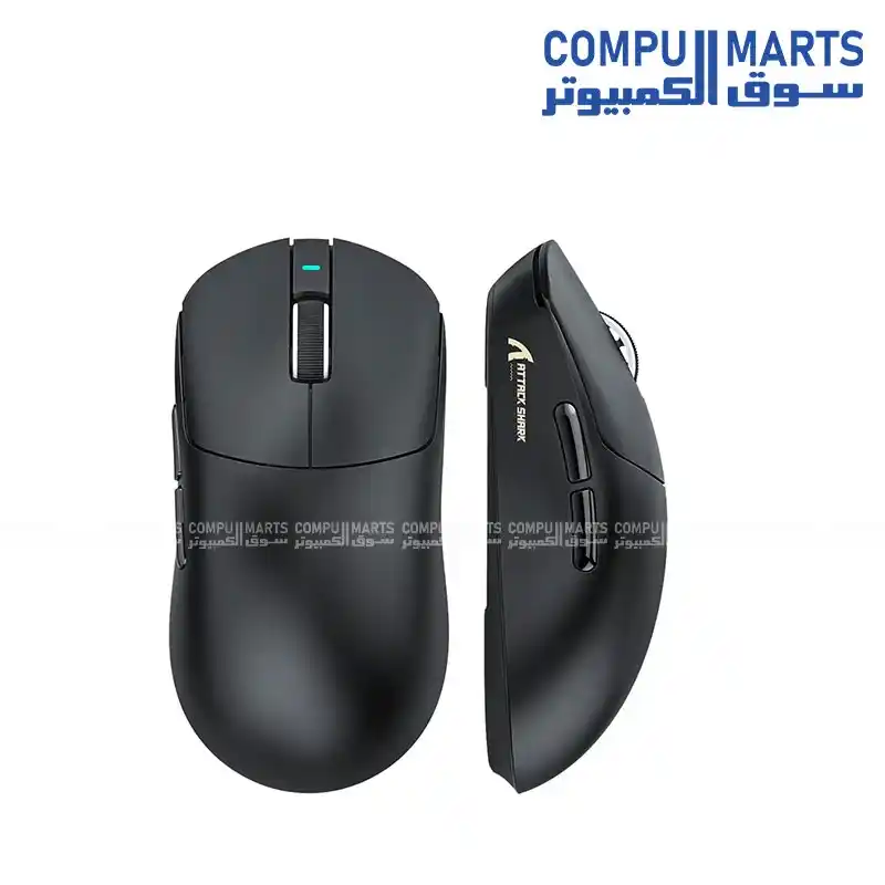 ATTACK SHARK X8PLUS Tri-mode Wireless Gaming Mouse with C06 ULTRA Cable Wired 2.4G Bluetooth PAW3395PRO Sensor 40000 DPI 55g Type-C