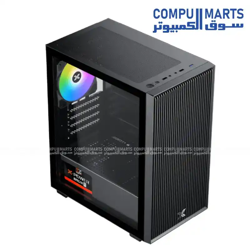 CASE XIGMATEK AMUN  3FAN RGB+PSU 650W