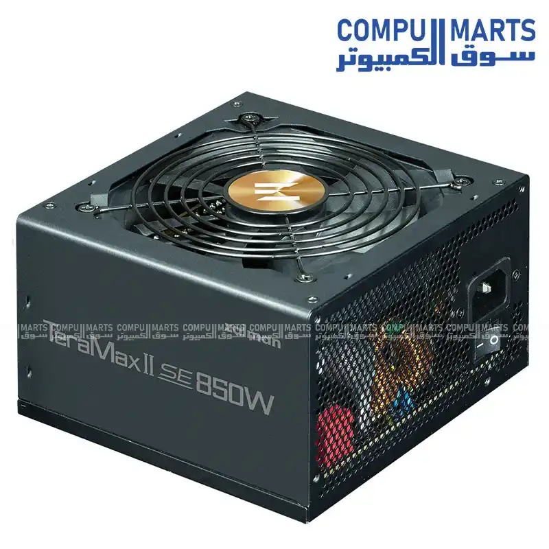 ZALMAN TeraMax II SE 850W 80 PLUS Gold ATX 3.1 Power Supply with 12V-2X6 Cable Active PFC and FDB Fan