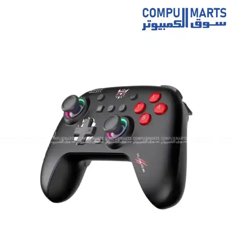 ONIKUMA C1 Dual-Mode Six-Axis Gyroscope Dual Hall Effect Gaming Controller Black for Switch/PC