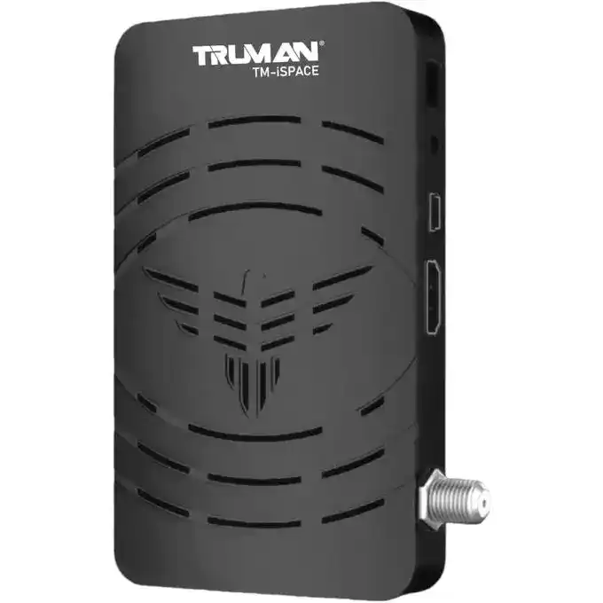 ريسيفر تلفزيون ترومان ، 5000 قناة ، اتش دي ، TM-iSPACE - اسود