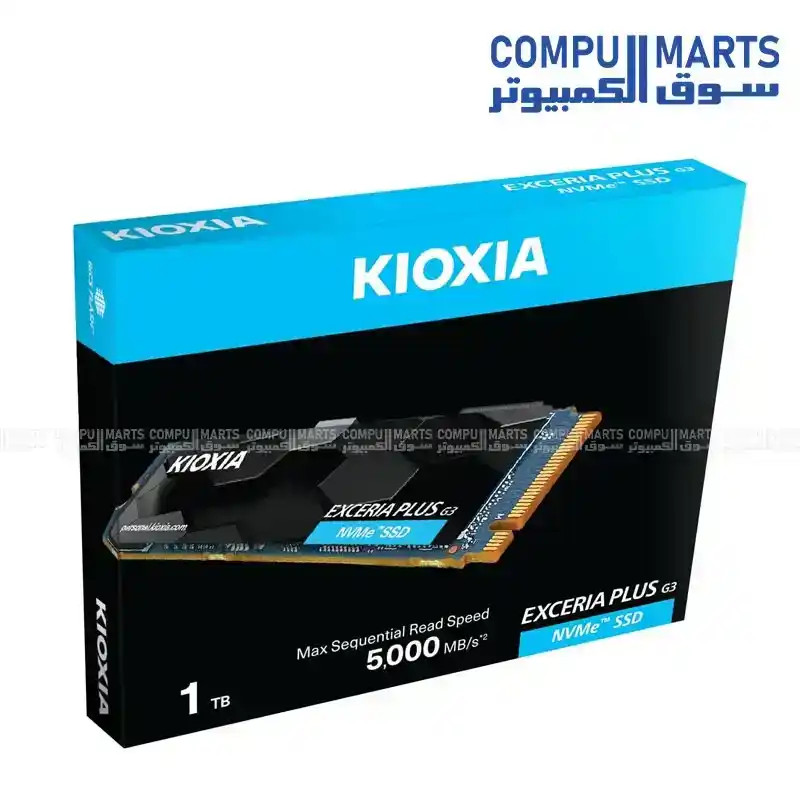 KIOXIA EXCERIA PLUS G3 SSD 1TB M.2 2280 PCIe Gen4 4.0 NVMe Storage Drive Internal SSD for Laptop Desktop