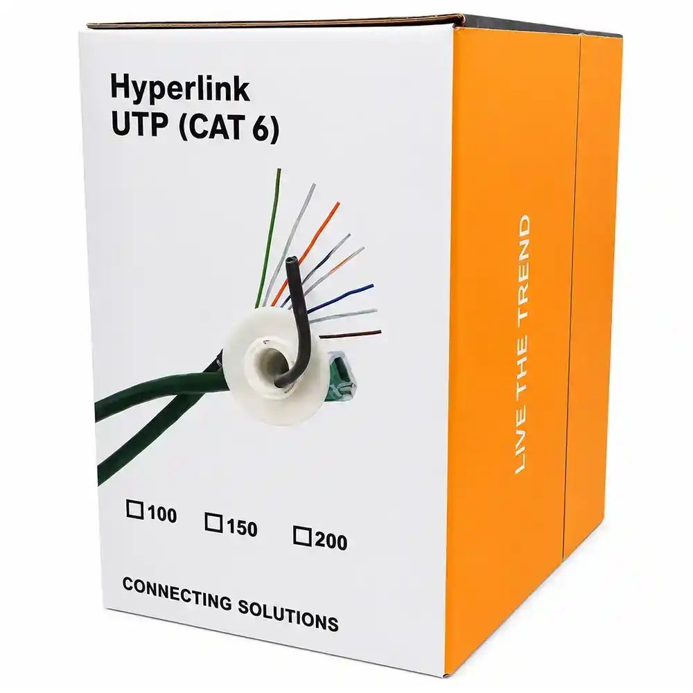 كابل نت وورك توبي 305 متر Cat6 UTP DC106 - رمادي
