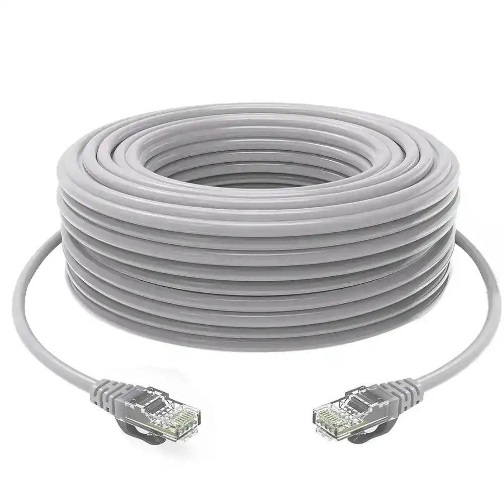 كابل نت وورك جي بي إن 30 متر Cat6 UTP - رمادي