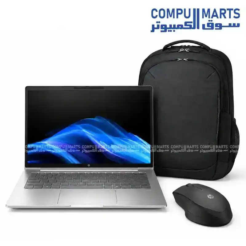 HP 15-fd1062ne Laptop, Intel Core Ultra 7 155H Processor, 15.6 Inch FHD Display, 512 GB SSD, 8 GB RAM DDR5, Intel ARC Graphics, Dos, Natural Silver - D41P1EA