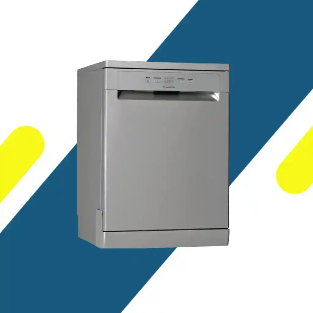 غسالة أطباق اريستون (Ariston) 13 فرد 5 برامج مع سلة علوية قابلة للتعديل – فضي موديل LFC2B19X