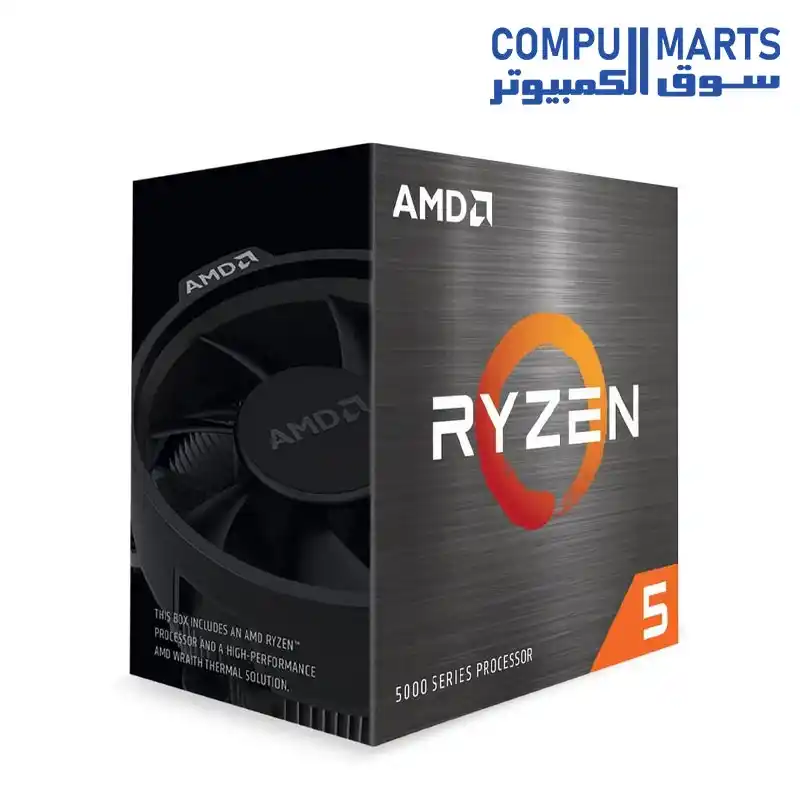 AMD Ryzen 5 5500 Desktop Processor 6 Cores 12 Threads Up to 4.2GHz Boost AM4 Socket 65W TDP Tray