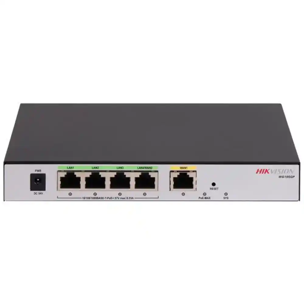 راوتر هيكفيجن PoE الكل في واحد 4 منافذ 1000 ميجابت في الثانية DS-3WG105GP-SI