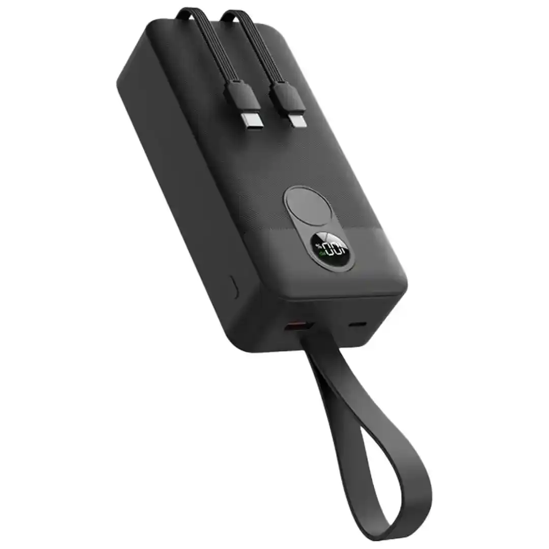 Porodo Integrated Cable 22.5W PD 30000 mAH Power Bank