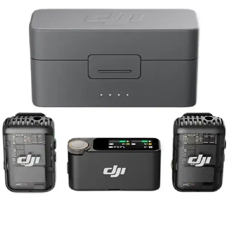 ‏⁦DJI مايك 2 (2 مايك + جهاز استقبال + علبة شحن)