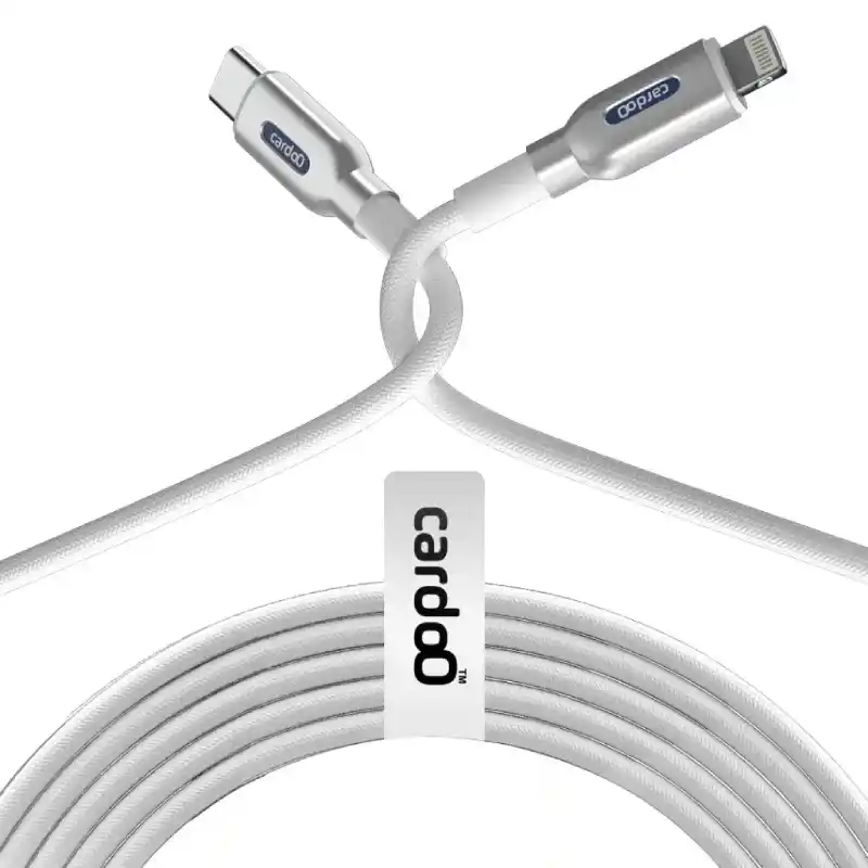كاردو كابل بيانات من USB-C إلى Lightning، 1.2 متر، 27 واط، CGLCTL01W