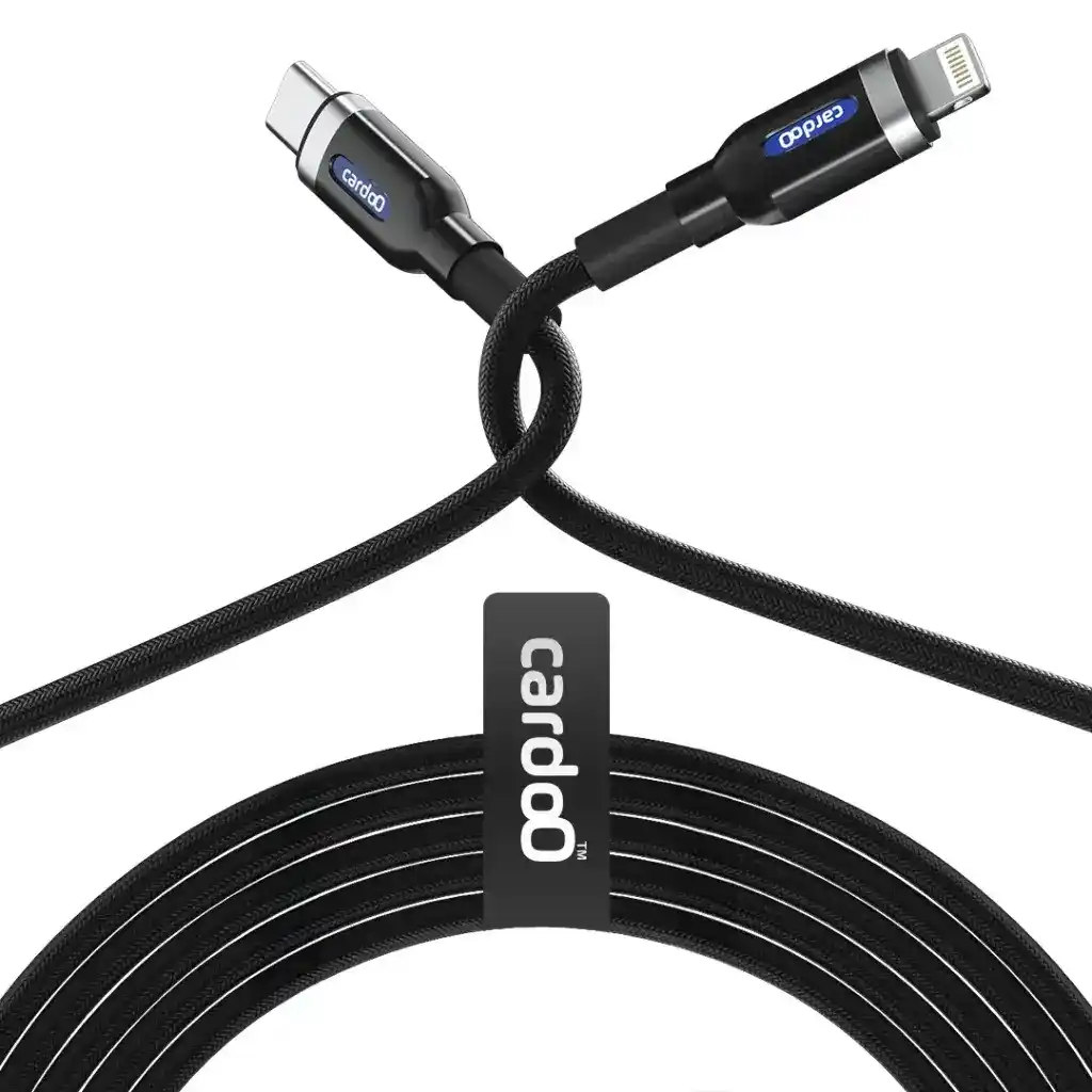 كاردو كابل بيانات من USB-C إلى Lightning، 2 متر، 27 واط، CGLCTL02B