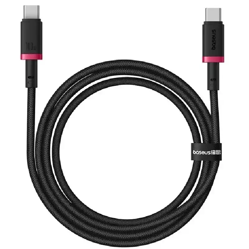 بايسوس Dura Series كابل، Type-C إلى Type-C، 100 واط، 1 متر
