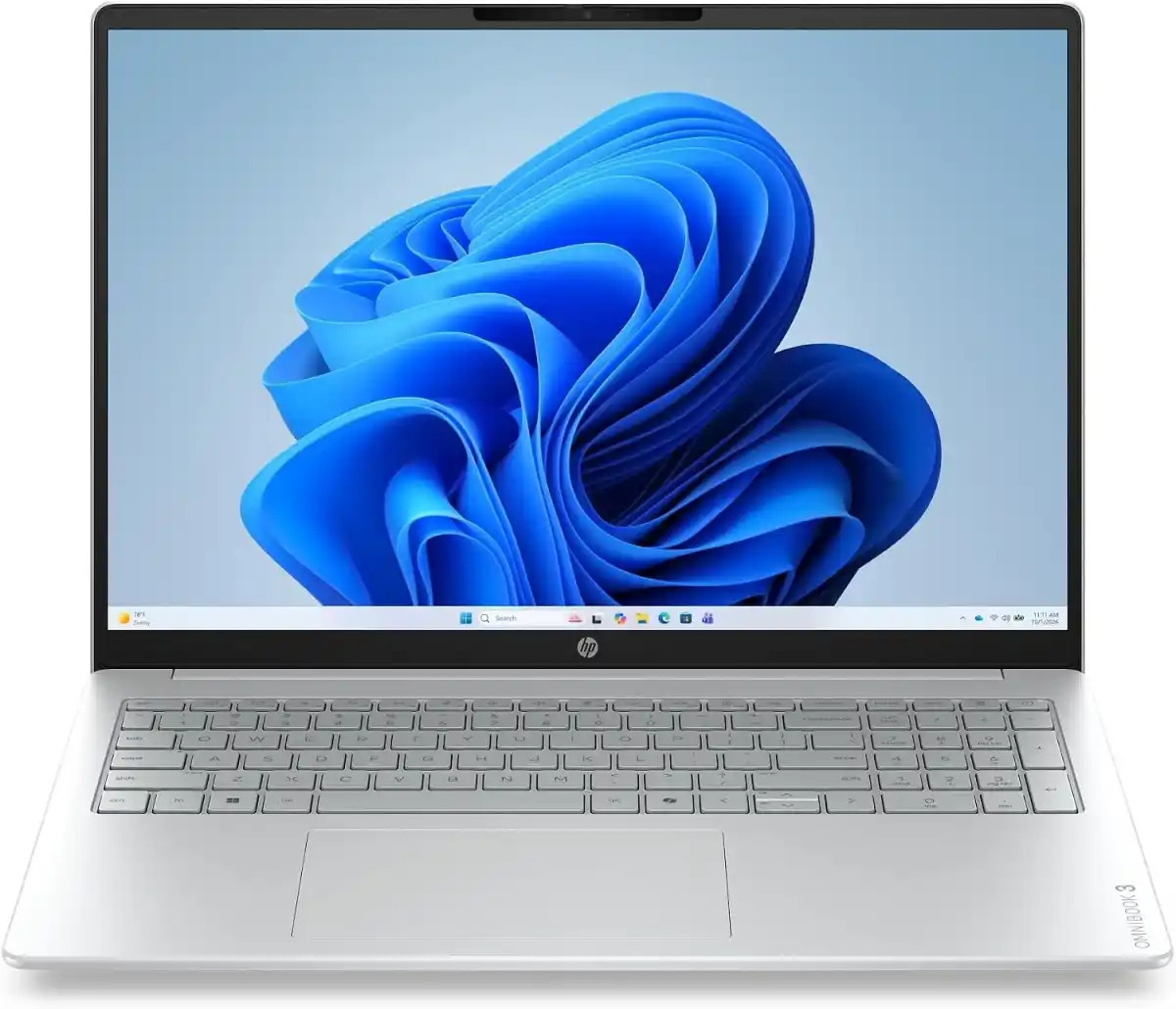 لاب توب HP OmniBook 3 AI موديل 16-bw0001ne – AMD Ryzen AI 7 250، رام 16 جيجا، SSD 512 جيجا، AMD Radeon 780M، شاشة 16 بوصة 2K – ويندوز 11 – فضي