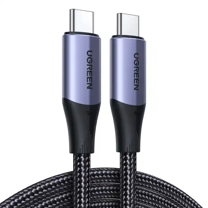 كابل UGREEN USB-C إلى USB-C PD بقدرة 240 واط وطول 1 متر , 80150 – أسود