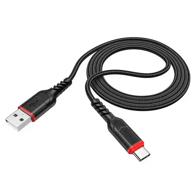 هوكو كابل Type-C الى يو أس بى 2 متر 3 A ضد الأنحناء X59