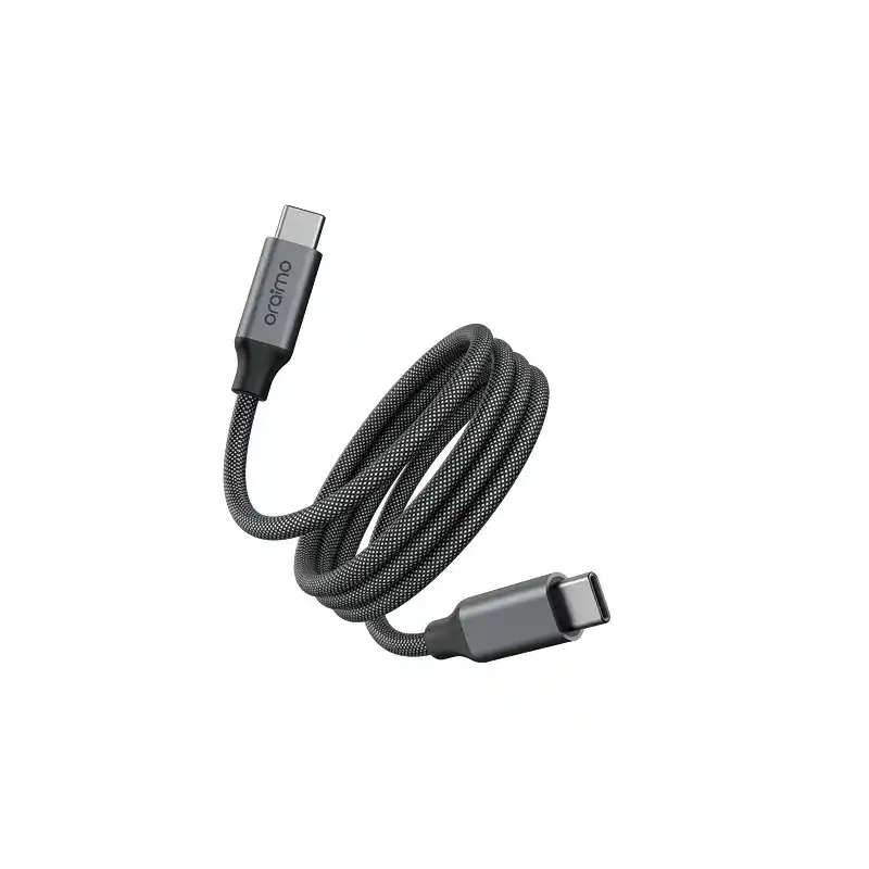 كابل Oraimo OCD-710CC USB Type-C إلى USB Type-C مغناطيسي بقدرة 60 واط بطول 1 متر – أسود