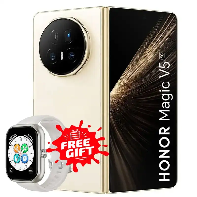 ‏⁦Honor⁩ ⁦Magic⁩ ⁦V5⁩ ⁦5G⁩ مع ⁦Choice⁩ ⁦Watch⁩