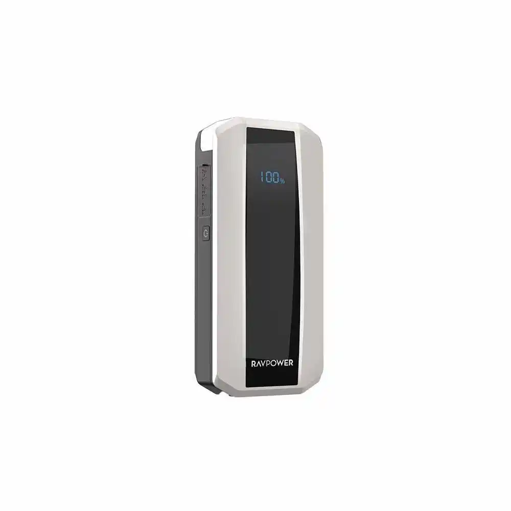 RAVPower  جهاز تشغيل بطارية السيارة 11000mAh (40.7Wh)  (PB1225)  – أسود