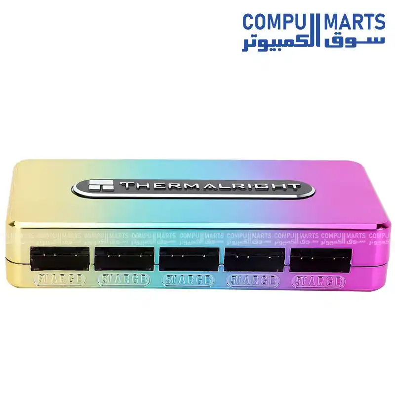 Thermalright ARGB HUB Controller Rev.A PWM + 5V 3-Pin ARGB Fan Hub, Multi Sync, Compact Design – 1 Year Warranty
