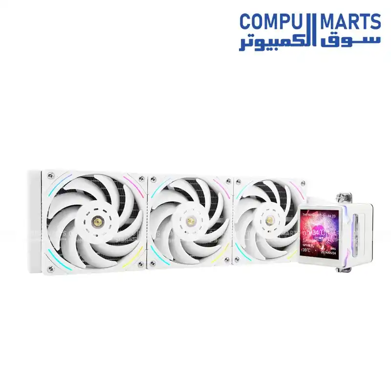 Thermalright Elite Vision 360 ARGB White 360mm Liquid CPU Cooler Intel LGA 1851 AMD AM5 PWM ARGB