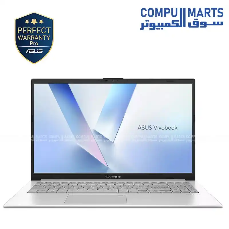ASUS Vivobook Go 15 E1504FA-BQ8233W AMD Ryzen 3 30 256GB SSD 8GB Ram AMD Radeon Graphics 15.6" Inch FHD Win.11 - Cool Silver