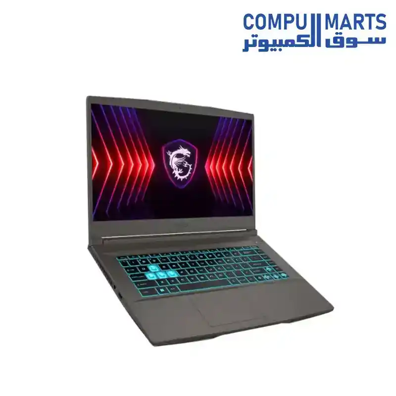 MSI Thin 15 B13UC Gaming Laptop Intel Core i7-13620H 16GB RAM 512GB SSD NVIDIA GeForce RTX 3050 15.6 Inch FHD 144Hz Cosmos Grey