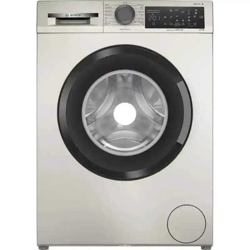 غسالة ملابس Bosch Series 2 تحميل أمامي 8 كجم – فضي Inox – WLZ2421SEG