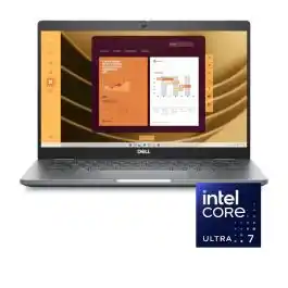 لابتوب ديل LATITUDE 5350 معالج Intel Core Ultra 7 165U رام 32GB DDR5 SDRAM 6400 MHz تخزين 512GB SSD M.2 شاشة "13.3 تاش FHD 60Hz كارت الشاشة Intel Graphics نظام تشغيل Windows 11 رمادي بلاتيني
