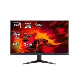 شاشة جيمنج مسطحة Acer VG240YM3B مقاس "24 بدقة FHD وتقنية IPS ومعدل تحديث 180Hz ومنفذ HDMI وتقنية HDR10 الأسود