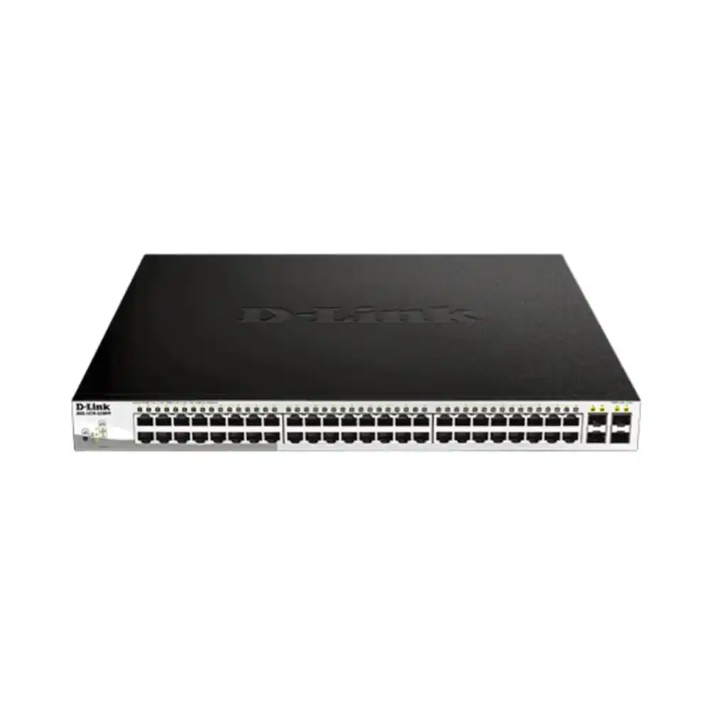 D-Link Smart DGS-1210-52MPP 52 Port Gigabit PoE 4 SFP combo 104 Gbps Rack