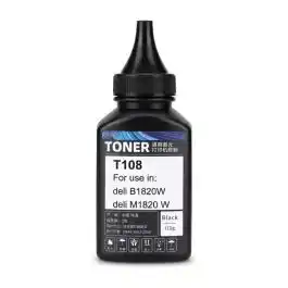 مسحوق الحبر الأسود Deli T108 متوافقة مع طابعات B1820W & M1820W وزن 110 غرام