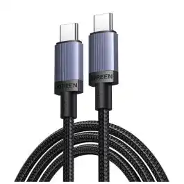 كابل داتا يوجرين USB-C لـ USB-C متر اسود -L532
