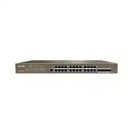 Tenda Managed Switch TEG5328P-24-410W 28 Port Gigabit PoE 4 SFP 56 Gbps Rack