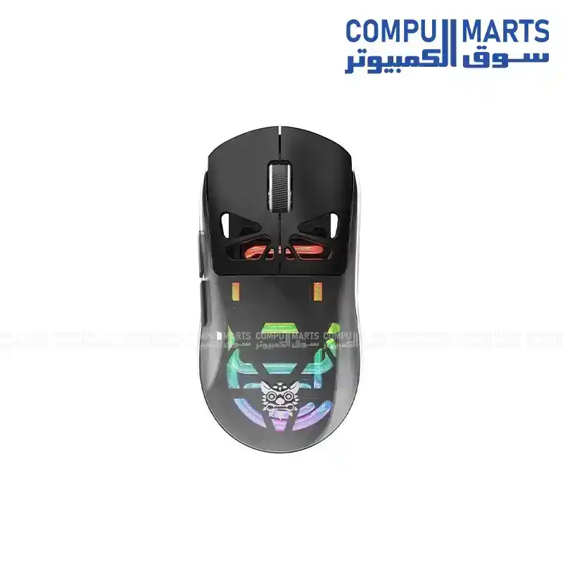ONIKUMA CW930 Tri-Mode Wireless Gaming Mouse RGB Lighting 500mAh Bluetooth 5.0 4000 DPI USB Type-C