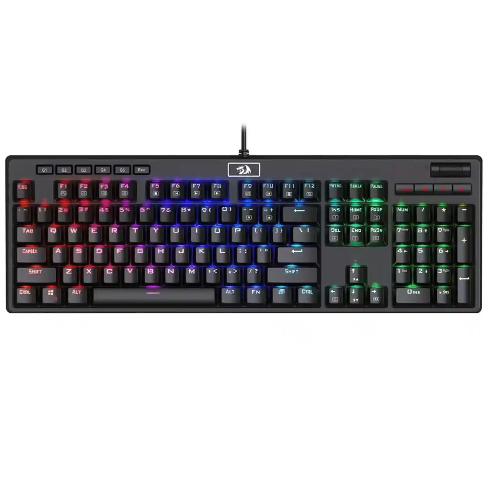 كيبورد ريدراجون سلكي RGB جيمنج إنجليزي وعربي Manyu K579