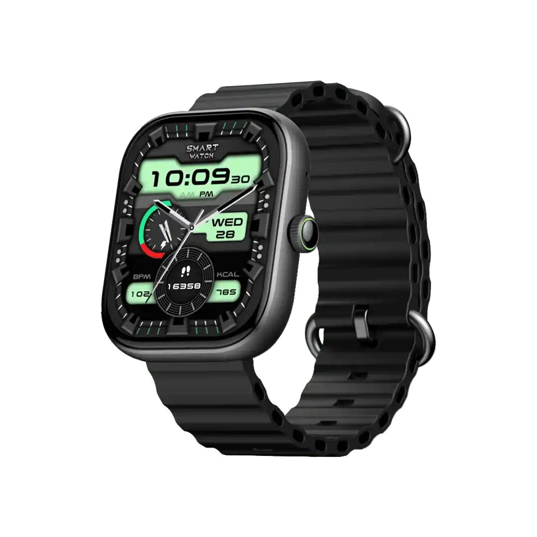oraimo Watch 6 ساعة ذكية بشاشة TFT مقاس 2.04 بوصة ومقاومة للماء والغبار بمعيار IP68