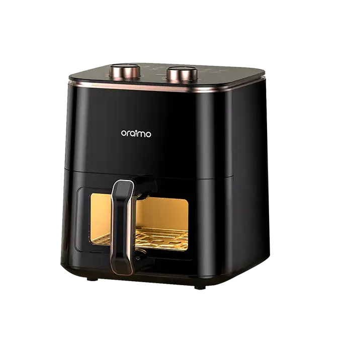 SmartAirFryer 1500W سعة 5 لتر، نافذة رؤية، طهي صحي بزيت أقل
