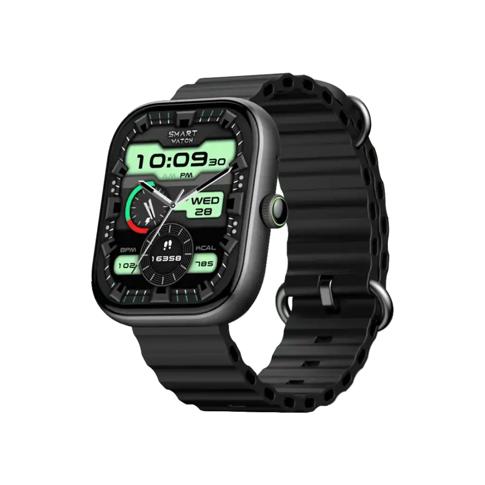 oraimo Watch 6 ساعة ذكية بشاشة TFT مقاس 2.04 بوصة ومقاومة للماء والغبار بمعيار IP68
