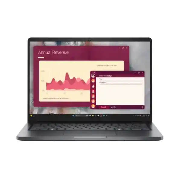 ديل برو 14 PC14250 انتل كور 5 120U هارد 512 جيجابايت اس اس دي 8 جيجابايت رام انتيل جرافيك 14 بوصة فل اتش دي - رمادي