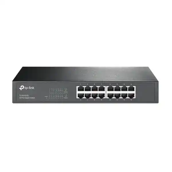 تي بي لينك TL-SG1016D سويتش Unmanaged لسطح المكتب/الراك ماونت، 16 منفذ جيجابت 10/100/1000 ميجابت في الثانية