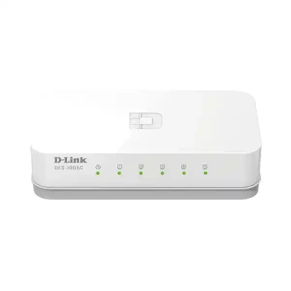 دي لينك DES-1005C سويتش Unmanaged، مزود بـ5 منافذ، بسرعة 10/100 ميجابايت