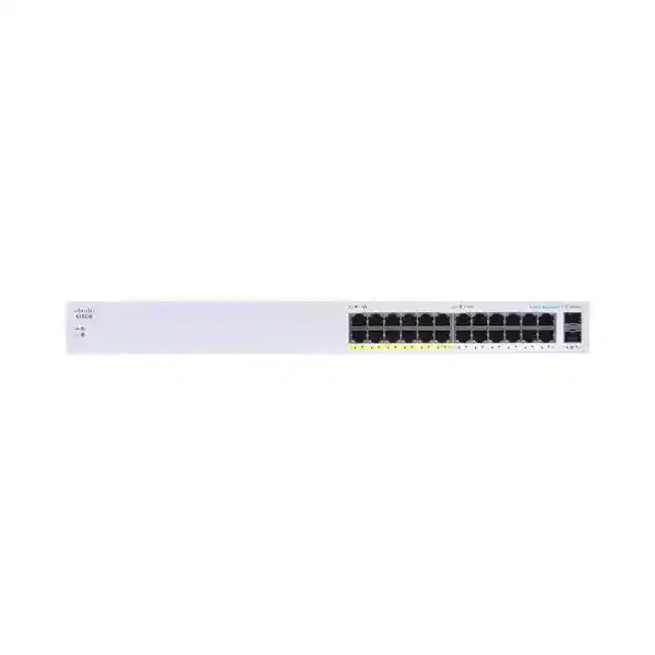 Cisco CBS110-24PP Unmanaged PoE Switch, 24 Port Gigabit Ethernet +2 SFP Port