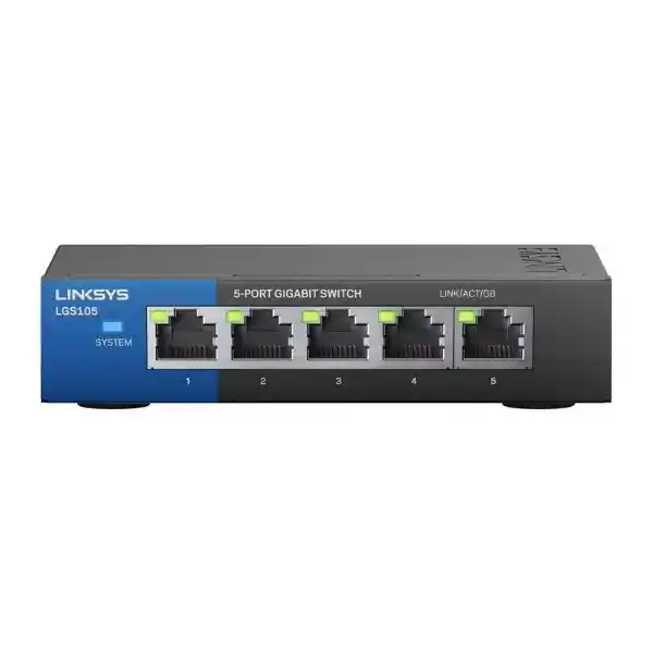 لينكسيس LGS105 سويتش Unmanaged، مزود بـ5 منافذ جيجابت ايثرنت