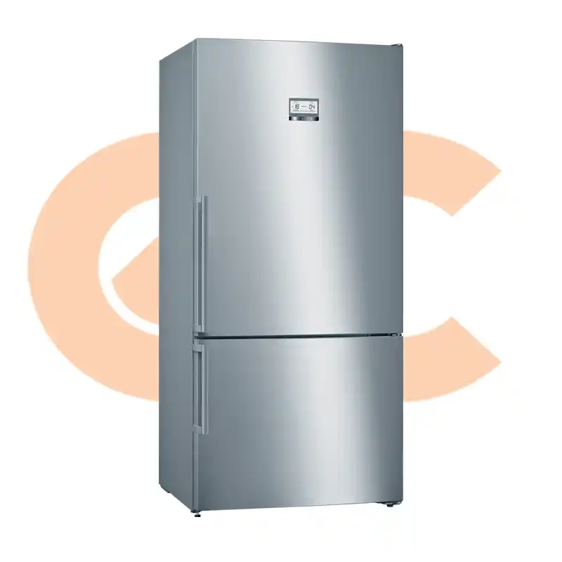 Best-Selling ثلاجة بوش 631 لتر كومبي ديجيتال 2 باب فضي موديل KGN86CI3E8 | Available Now at EHAB Center Home Appliances