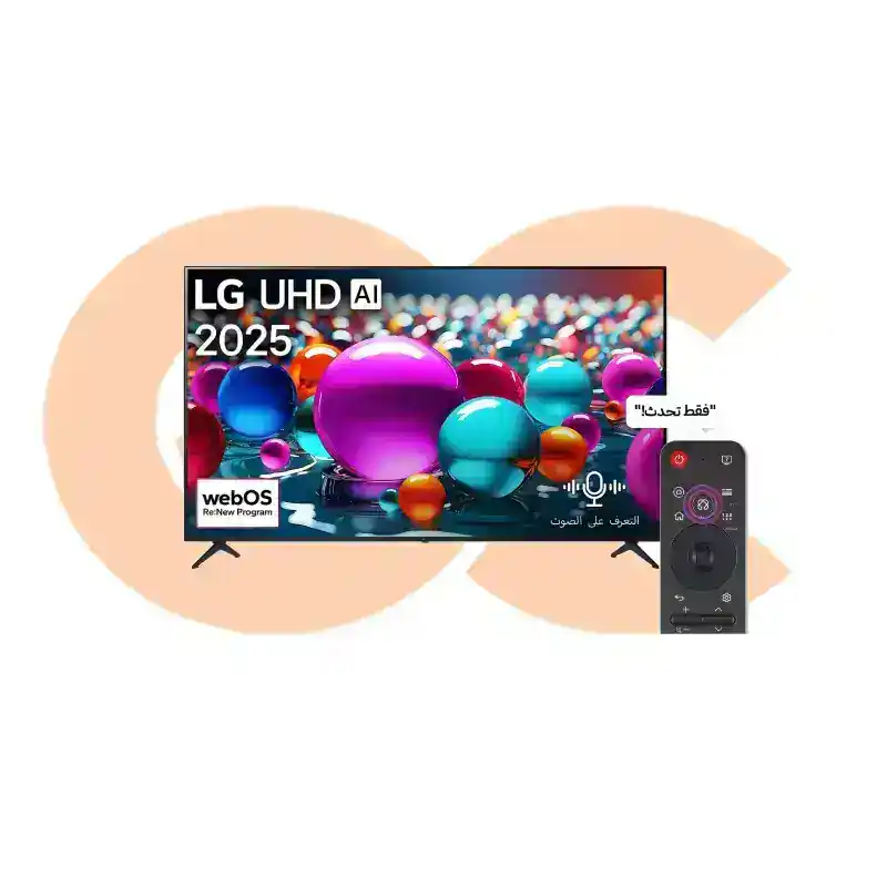 Best-Selling تلفزيون LG UHD AI 4K الذكي مع جهاز تحكم عن بعد AI Magic HDR10 مقاس 50 بوصة 50UA85006LA | Available Now at EHAB Center Home Appliances