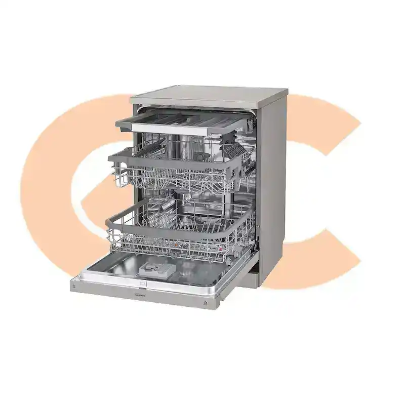 Best-Selling غسالة اطباق ال جي 60سم 14فرد 7برنامج ThinQ تاتش سيلفر DFC435FP | Available Now at EHAB Center Home Appliances