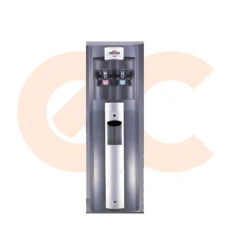 Best-Selling مبرد مياه بارد و ساخن مزود بحامل اكواب من بيرجن، فضي - WD2202 | Available Now at EHAB Center Home Appliances