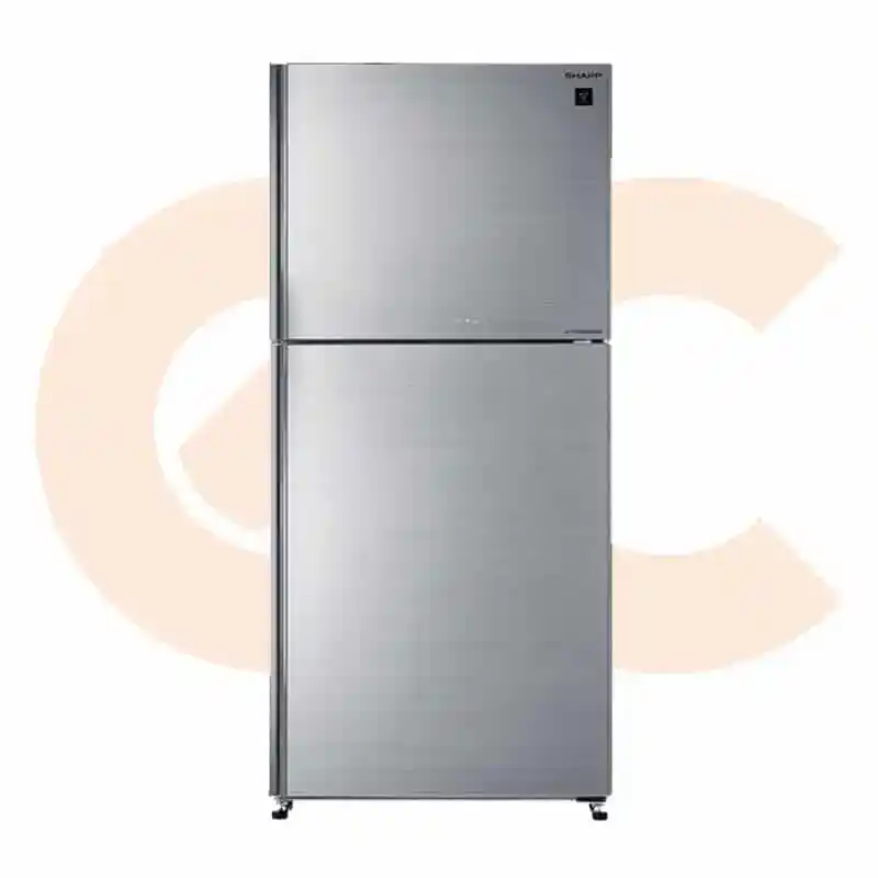 Best-Selling ثلاجة شارب 480 لتر انفرتر ديجيتال 2 باب فضي موديل SJ-GV63G-SL | Available Now at EHAB Center Home Appliances